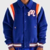 Shop Now Malbon x Knicks The Garden Varsity Jacket