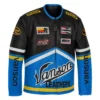 Shop Now Men And Women Vintage Vanson Motorcycle Blue Leather Jacket For Sale