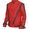 Shop Now Michael Jackson Thriller Red Leather Jacket