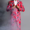 Shop Now NFL Atlanta Falcons Red Pattern Suit and Jacket