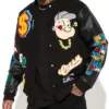 Shop Now Popeye Chasing Cash Varsity Jacket