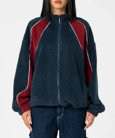 Shop Now Rusty Two Tides Sherpa Fleece Jacket