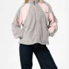 Shop Now Rusty Two Tides Sherpa Pink Fleece Jacket