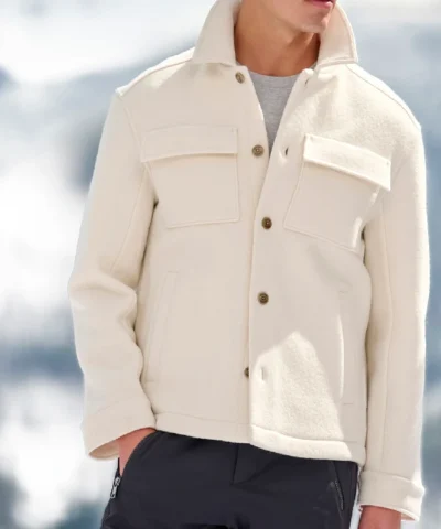 Shop Now Ryan Gosling Beige Wool Jacket