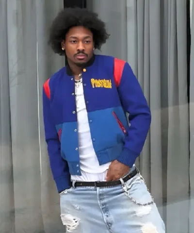 Shop Now Stefon Diggs Pastelle Varsity Bomber Jacket