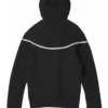Shop Now Tech Windrunner Reflective Black Fleece Full Zip Jacket 