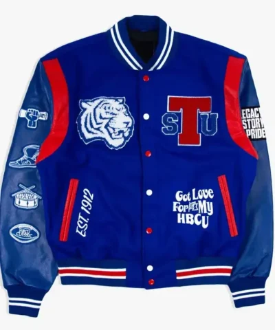 Shop Now Tennessee State Motto 3.0 Royal Blue Varsity Jacket For Sale