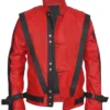 Shop Now Thriller Michael Jackson Red Leather Jacket