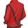 Shop Now Thriller Michael Jackson Red Leather Jacket For Sale