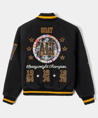 Shop SP x Muhammad Ali Worldwide Varsity Bomber Jacket