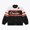 Special Script Baltimore Orioles Black and White Jacket