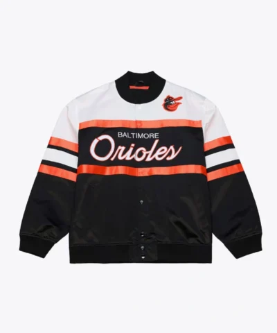 Special Script Baltimore Orioles Black and White Jacket