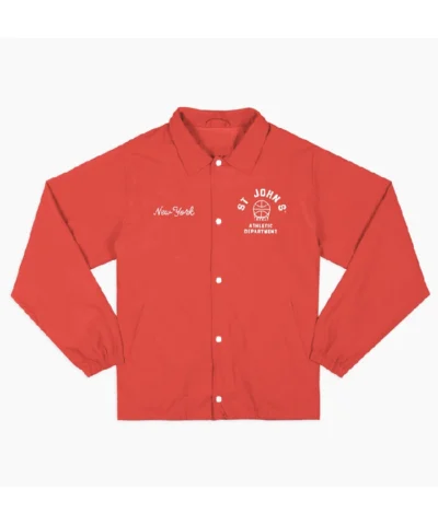 St John s Red Storm Basketball 1970s Coaches Jacket