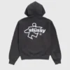 Stussy Surf Size Black Zip-Up Hoodie