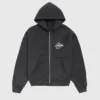 Stussy Surf Size Zip Black Hoodie