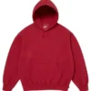 Supreme Applique Red Satin Hoodie