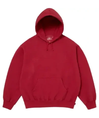 Supreme Applique Red Satin Hoodie