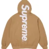 Supreme Satin Applique Tan Hoodie