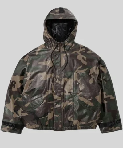 Supreme x Marithe Francois Girbaud Hooded Leather Flight Jacket