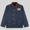 Swept Away Sailor Clasp Navy Jacket For Sale 