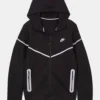 Tech Windrunner Reflective Black Fleece Jacket
