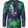 The Dark Knight Batman vs Joker Printed Blazer