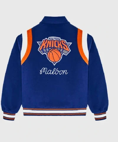 The Garden Malbon x New York Knicks 2026 Wool Varsity Jacket