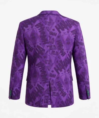 The Joker Purple Printed Two Piece Suit For Sale