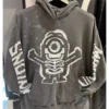 The View 2026 Whoopi Goldberg Minion Skeleton Oversized Grey Hoodie