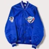 Toronto Blue Jays Retro Vintage 80’s Full Snap Satin Blue Jacket