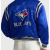 Toronto Blue Jays Varsity Full Snap Bomber Jacket
