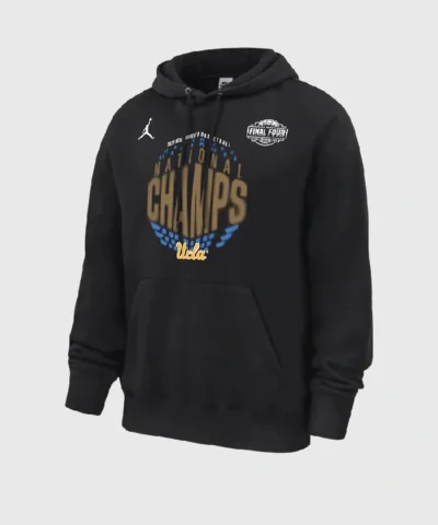 UCLA Bruins NCAA National Champions Hoodie UCLA Bruins Jordan 2026 NCAA Women Basketball National Champions Locker Room Club Hoodie