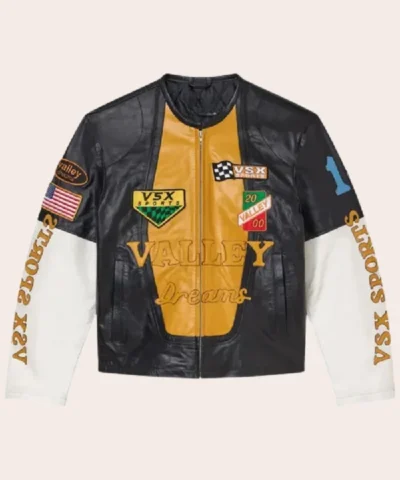 Vale Forever Legacy Leather Moto Full Zip Jacket
