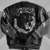 Very Cool Play Cruel Black Wool Varsity Jacket