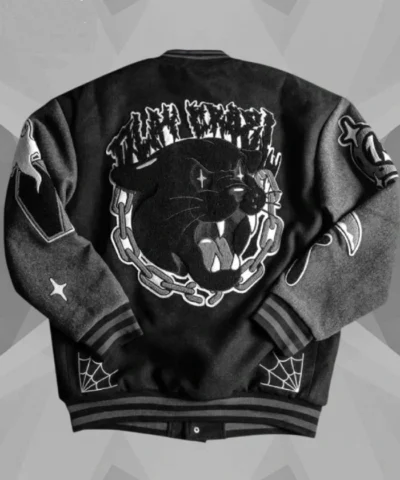 Very Cool Play Cruel Black Wool Varsity Jacket
