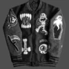Very Cool Play Cruel Black Wool Varsity Jacket For Men and Women 