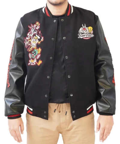 Vintage Looney Tunes Varsity Jacket