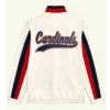 White St Louis Cardinals Rebound Full-Zip Track Jacket