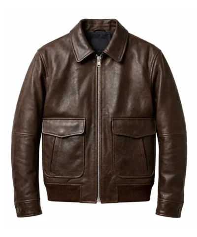 A2 Flight Bomber Leather Jacket