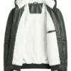 Baston Leather Bomber Jacket