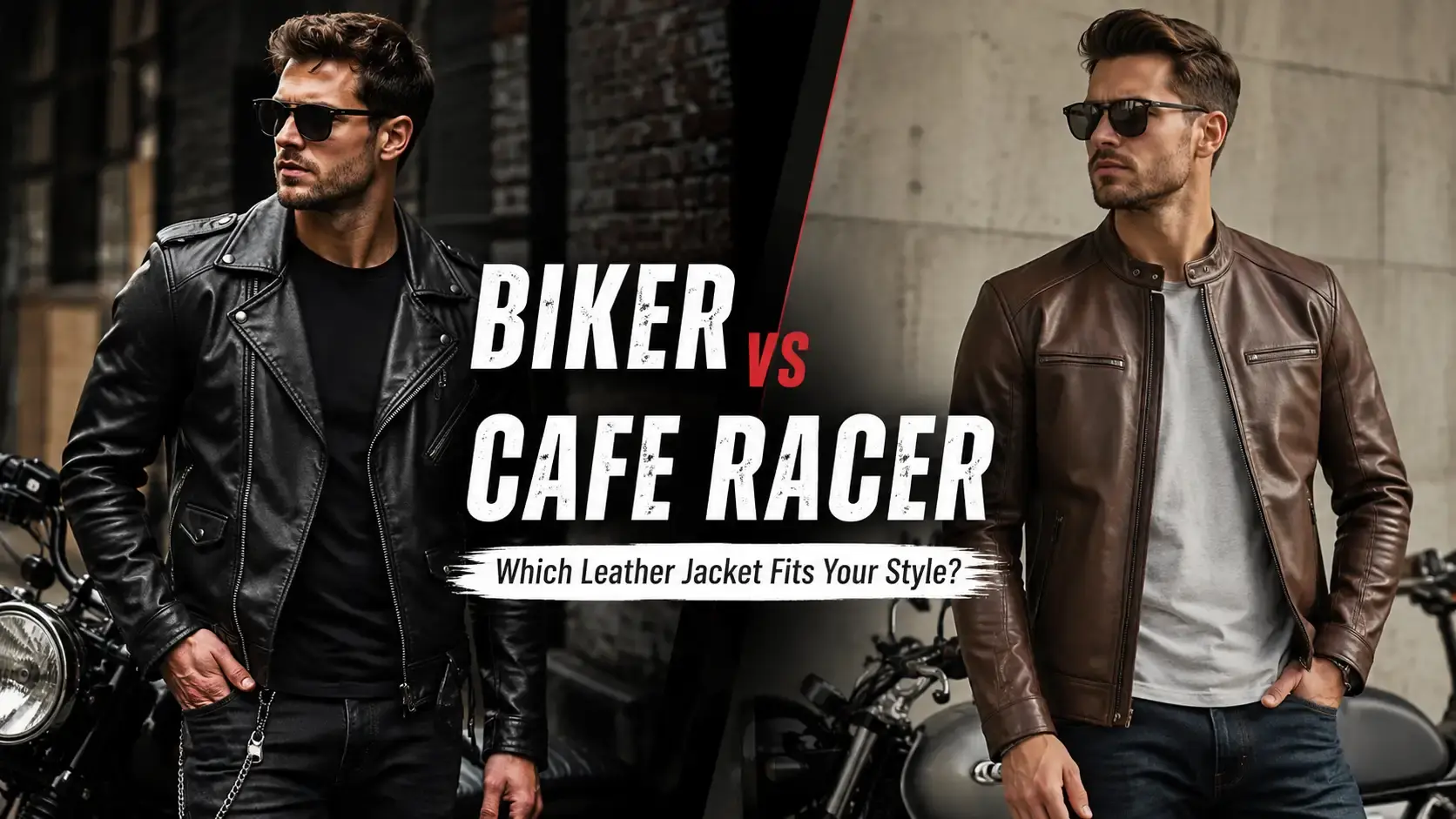 Biker vs Cafe Racer Which Leather Jacket Fits Your Style