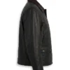 Black Leather Barn Jacket