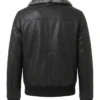 Bradford Shearling Black Leather Jacket