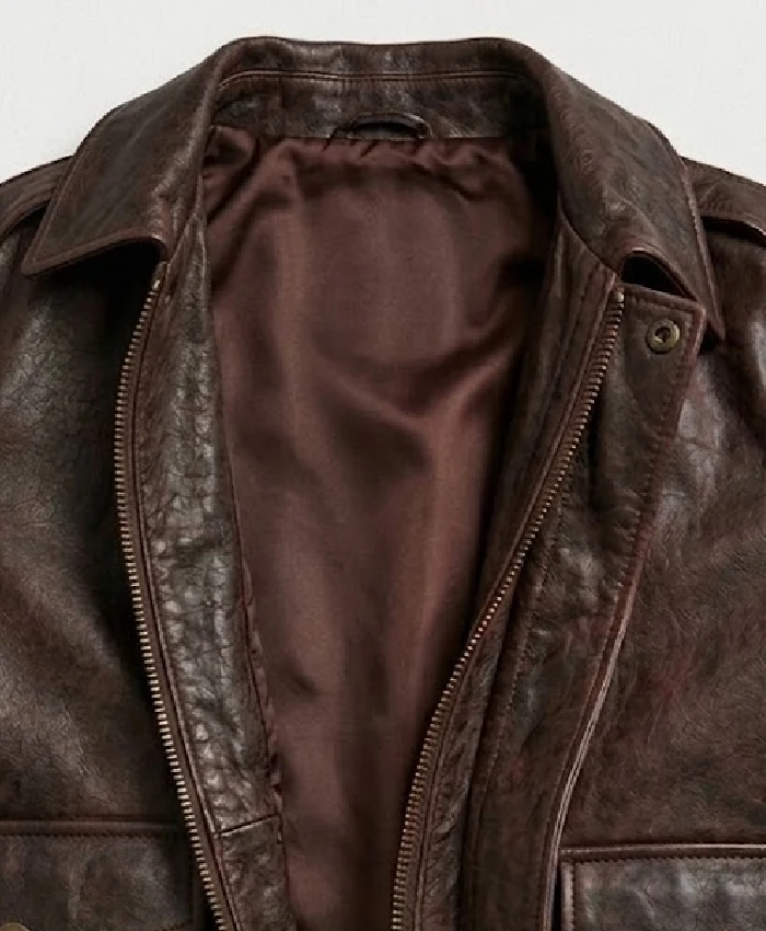 Buy Mens A2 Aviator Brown Leather Jacket