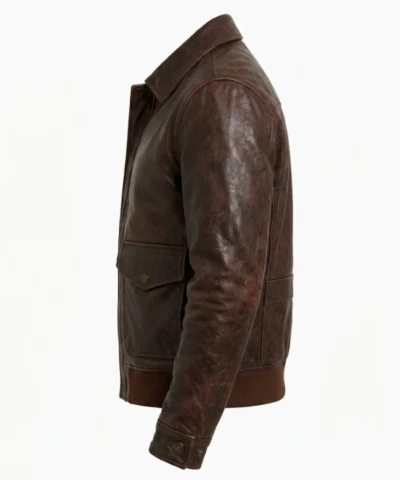 Buy Mens A2 Aviator Leather Bomber Jacket