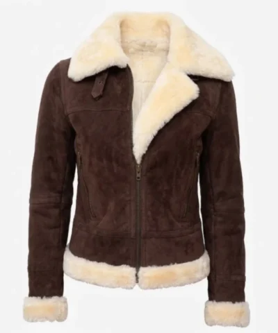 Dark Brown Bomber Jacket