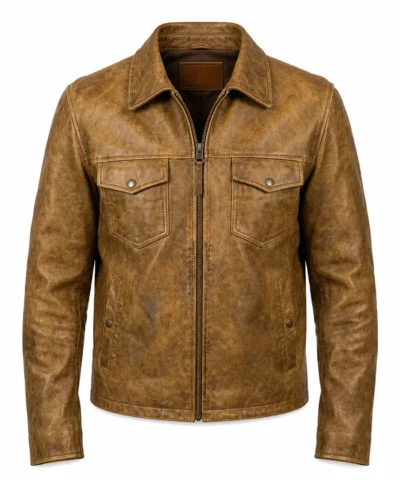 Distressed Brown Jacket
