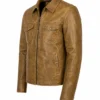 Distressed Leather Jacket