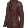 Fashion Asymmetrical Real Biker Leather Jacket