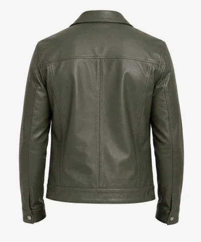 Four Pockets Olive Green Jacket